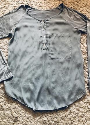 Кофточка, блузка италия шелк оригинал размер m,l2 фото