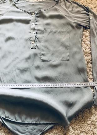 Кофточка, блузка италия шелк оригинал размер m,l6 фото