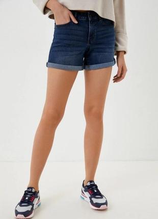 Базовые джинсовые шорты от mango, 36р, оригинал, испания