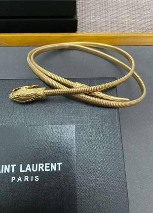 Ремінь золото в стилі ysl дракон цепочка