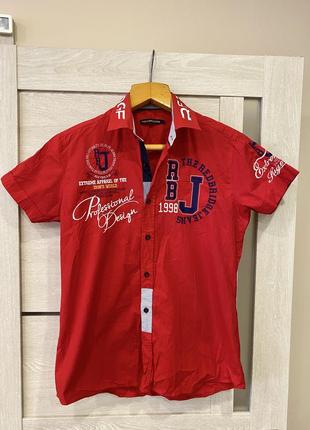 Рубашка red bridge shirt с коротким рукавом м/48 оригинал1 фото