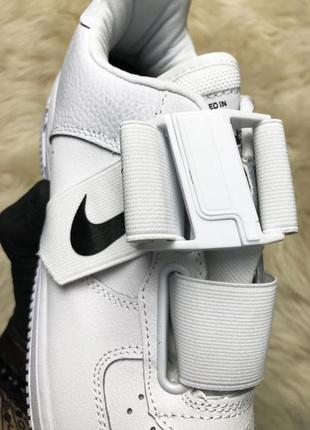 Nike air force 1 low utility triple white. чоловічі білі шкіряні кросівки \кеди найк9 фото