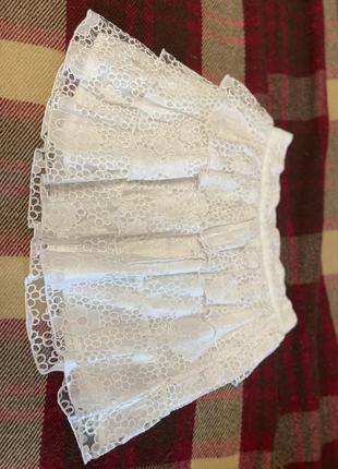Нарядная кружевная многошаровая юбка испания1 фото