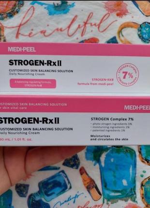 Регенерирующий крем с комплексом фитоэстрогенов medi-peel strogen-rx ii cream1 фото