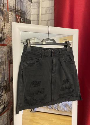 Стильная джинсовая юбка, factorie, m3 фото