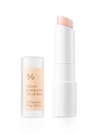 Dr.ceuracle vegan kombucha tea lip balm бальзам для губ з екстрактом комбучі dr. ceuracle