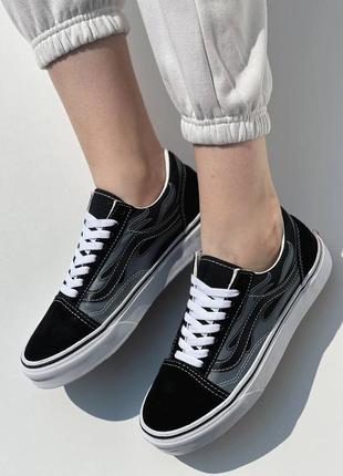 Vans old school black fire 😮новинка🤩