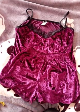 Піжама велюрова