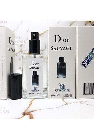 Мужской аромат christian dior sauvage (крестиан диор сава) с ферромонами 60 мл