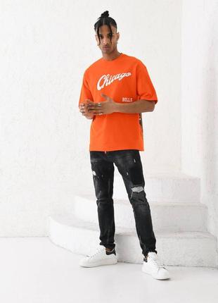 Мужская футболка c. bulls orange.7 фото