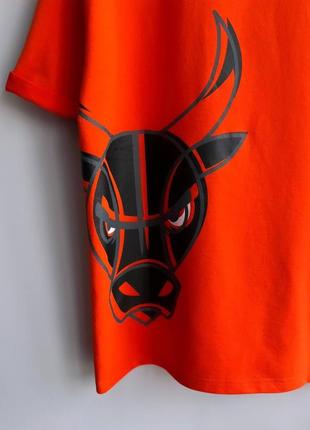Мужская футболка c. bulls orange.4 фото
