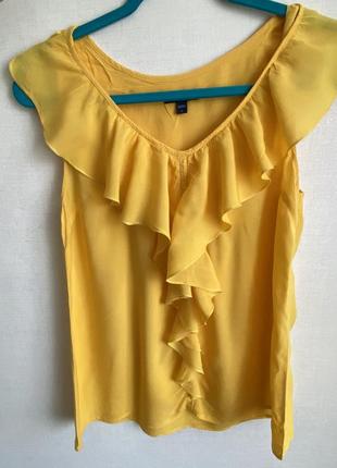 Сонячна блуза з воланами3 фото