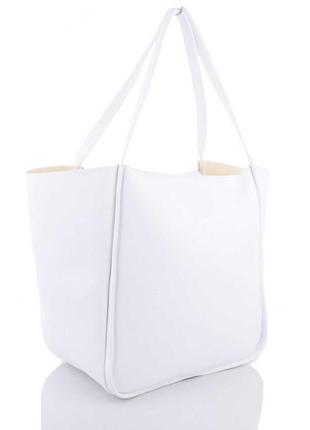 Женская сумка «абби» белая3 фото