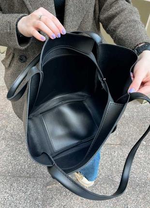 Женская сумка «абби» черная2 фото