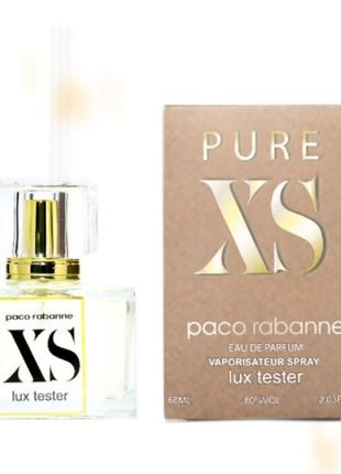 Жіночий lux тестер paco rabanne black xs for her 60 мл