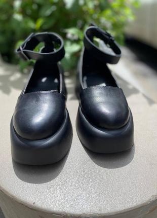 Туфли в стиле mary jane, туфли на платформе3 фото