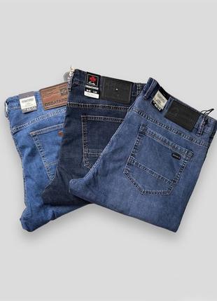 Тонкие мужские джинсы больших размеров1 фото