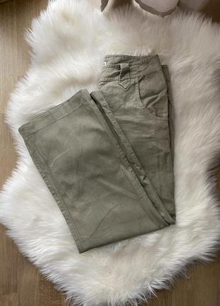 Стильные прямые укороченные брюки1 фото