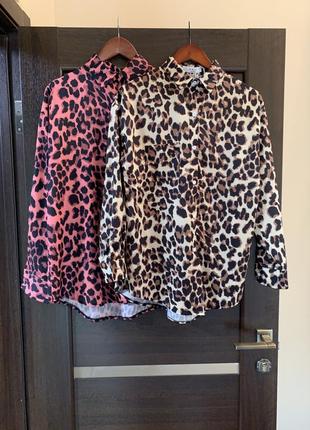 Сорочка з леопардовим принтом нова6 фото