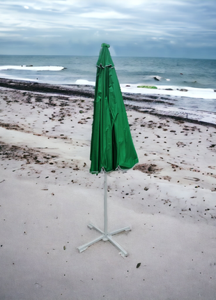 Зонт 3 м. 10 спиц, торговый, пляжный, садовый, круглый , с клапаном.2 фото