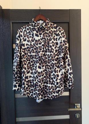Сорочка з леопардовим принтом нова2 фото