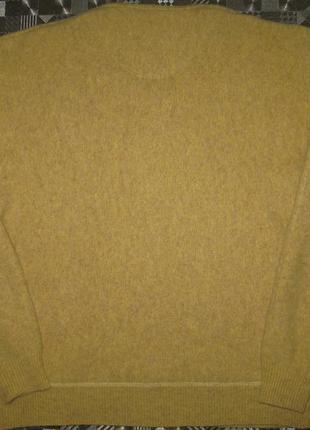 Вовняний чоловічий светр з v-подібним вирізом, джемпер sand р. м5 фото