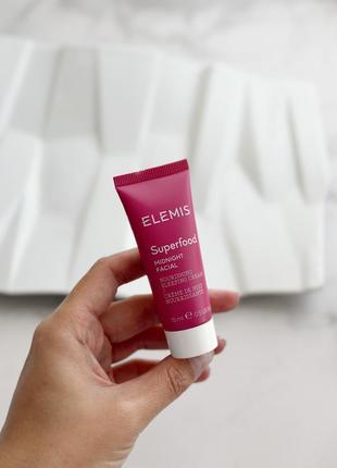 Нічний поживний крем з пребіотиками elemis superfood midnight facial.