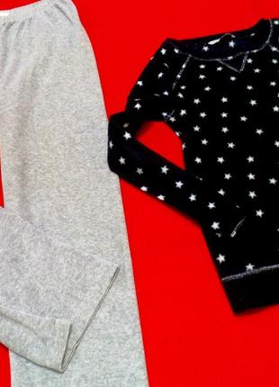 Стильний комплект домашньої одягу світшот і широкі брюки(добірка разнобрендовая)2 фото