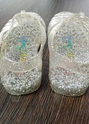 Силиконовые босоножки сандалии аквашузы 21 размер 12 см стелька.4 фото