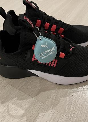 Кросівки чорні жіночі puma retaliate mesh для бігу або тренувань нові2 фото