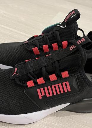 Кроссовки черные женские puma retaliate mesh для бега или тренировок новые