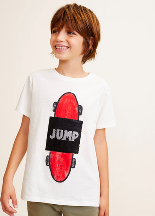Стильная футболка для мальчика 7-8 лет mango испания размер 128 оригинал