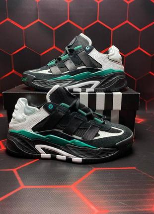 Мужские кроссовки adidas niteball white grey 44,45