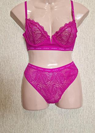 Нежный комплект белья primark love to lounge, новый