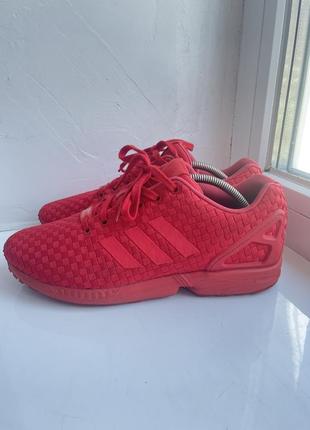 Adidas zx flux red кросівки чоловічі