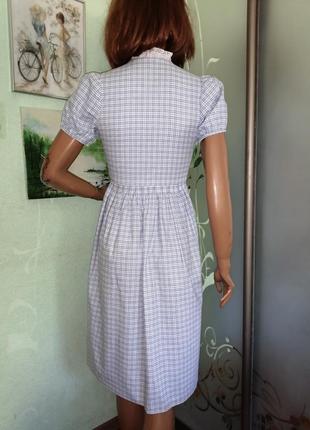 Винтажное хлопковое платье pekomo австрия3 фото