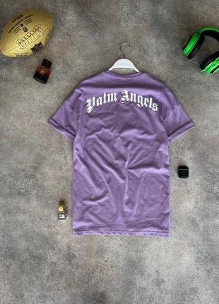 Шикарная футболка palm angels 16, футболка пальм ангелс5 фото