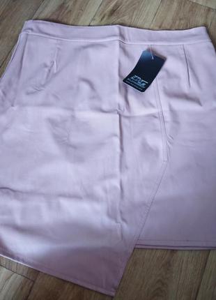 Продам кожуаную юбку, размер л-хл (46-48)2 фото
