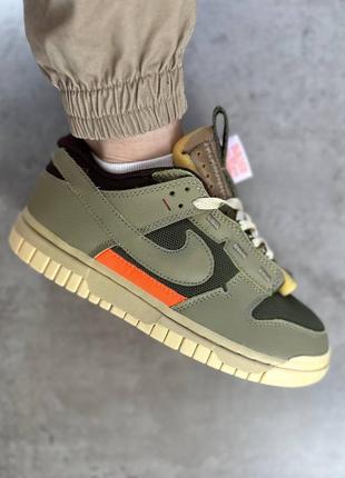 Кроссовки nike air dunk jumbo medium olive3 фото