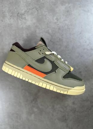 Кроссовки nike air dunk jumbo medium olive8 фото