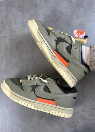 Кроссовки nike air dunk jumbo medium olive7 фото