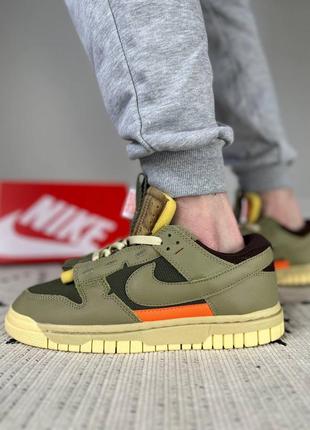 Кроссовки nike air dunk jumbo medium olive9 фото