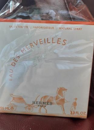 Туалетная вода  eau des merveilles hermes3 фото