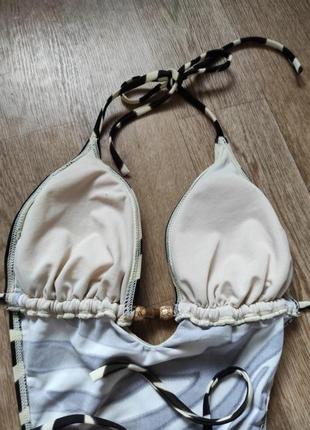 Слитный сексуальный слитный купальник монокини в анималистичный принт6 фото