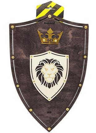 Деревянный щит сувенир декор лев (lion)