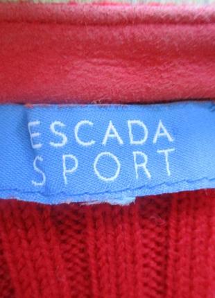 Escada sport (s/m) шерстяной свитер кофта винтаж5 фото