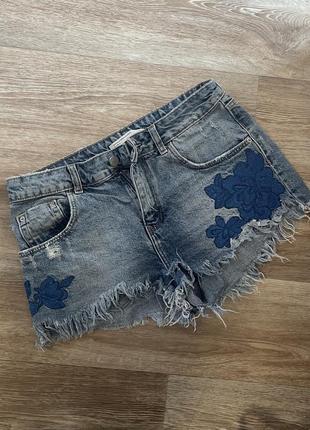 Джинсові шорти zara