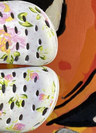 Crocs сандали 21 размер детские белые оригинал4 фото