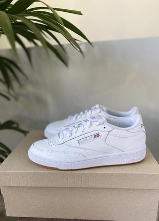 Кроссовки оригинал reebok club c 85 shoes white bs7686