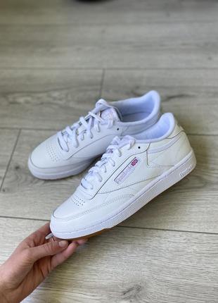 Кросівки оригінал reebok club c 85 shoes white bs7686